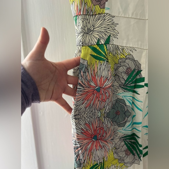 Corey Lynn Calter Anthropologie Women’s Floral Print Wide Leg Jumpsuit Size 2 - Picture 6 of 8